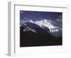 Shadowed Ridge Line Towards Mount Everest, Tibet-Michael Brown-Framed Photographic Print