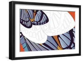 Shadowed Wing of Iris-Belen Mena-Framed Giclee Print