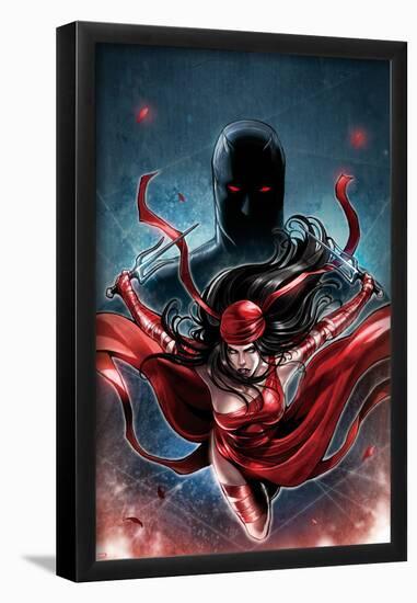 Shadowland: Elektra No.1 Cover: Elektra Running-Sana Takeda-Framed Poster