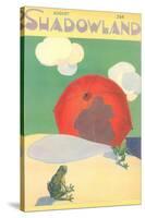 Shadowland Magazine, Frogs on Beach-null-Stretched Canvas