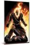 Shadowland No.5 Cover: Ghost Rider and Daredevil Fighting-John Cassaday-Mounted Poster