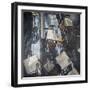 Shadows at the Zurich Café-Adolf Llovera-Framed Art Print