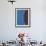Shadows II, 1979 (blue)-Andy Warhol-Framed Art Print displayed on a wall
