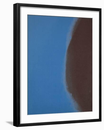 Shadows II, 1979 (blue)-Andy Warhol-Framed Art Print