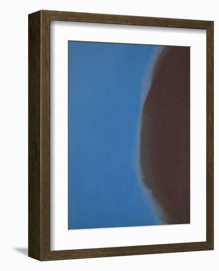 Shadows II, 1979 (blue)-Andy Warhol-Framed Giclee Print