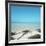 Shadows of Palm Trees on Beach-null-Framed Photographic Print