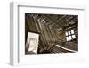 Shadows of Rafter on Sand in Abandoned House-Enrique Lopez-Tapia-Framed Photographic Print