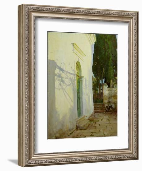 Shadows on a Wall in Corfu-John Singer Sargent-Framed Giclee Print