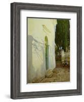 Shadows on a Wall in Corfu-John Singer Sargent-Framed Giclee Print