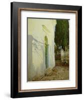Shadows on a Wall in Corfu-John Singer Sargent-Framed Giclee Print