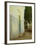 Shadows on a Wall in Corfu-John Singer Sargent-Framed Giclee Print