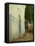 Shadows on a Wall in Corfu-John Singer Sargent-Framed Stretched Canvas