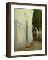 Shadows on a Wall in Corfu-John Singer Sargent-Framed Giclee Print