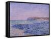 Shadows on the Sea, the Cliffs at Pourville, 1882-Claude Monet-Framed Stretched Canvas