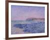 Shadows on the Sea, the Cliffs at Pourville, 1882-Claude Monet-Framed Giclee Print