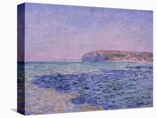 Shadows on the Sea, the Cliffs at Pourville, 1882-Claude Monet-Stretched Canvas
