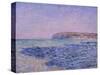 Shadows on the Sea, the Cliffs at Pourville, 1882-Claude Monet-Stretched Canvas