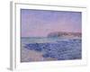 Shadows on the Sea, the Cliffs at Pourville, 1882-Claude Monet-Framed Giclee Print