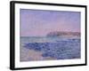 Shadows on the Sea, the Cliffs at Pourville, 1882-Claude Monet-Framed Giclee Print