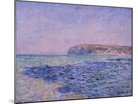 Shadows on the Sea, the Cliffs at Pourville, 1882-Claude Monet-Mounted Premium Giclee Print