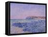 Shadows on the Sea, the Cliffs at Pourville, 1882-Claude Monet-Framed Stretched Canvas