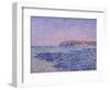 Shadows on the Sea, the Cliffs at Pourville, 1882-Claude Monet-Framed Giclee Print