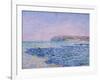 Shadows on the Sea. The Cliffs at Pourville-Claude Monet-Framed Giclee Print