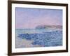 Shadows on the Sea. The Cliffs at Pourville-Claude Monet-Framed Giclee Print