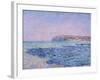 Shadows on the Sea. The Cliffs at Pourville-Claude Monet-Framed Giclee Print