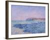 Shadows on the Sea. The Cliffs at Pourville-Claude Monet-Framed Giclee Print