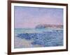 Shadows on the Sea. The Cliffs at Pourville-Claude Monet-Framed Giclee Print