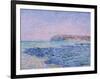 Shadows on the Sea. The Cliffs at Pourville-Claude Monet-Framed Giclee Print