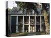 Shadows on the Teche Plantation House, New Iberia, Louisiana, USA-Ethel Davies-Stretched Canvas