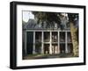 Shadows on the Teche Plantation House, New Iberia, Louisiana, USA-Ethel Davies-Framed Photographic Print