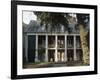 Shadows on the Teche Plantation House, New Iberia, Louisiana, USA-Ethel Davies-Framed Photographic Print