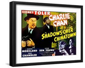 Shadows Over Chinatown-null-Framed Art Print