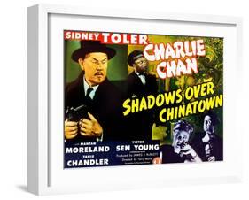 Shadows Over Chinatown-null-Framed Art Print