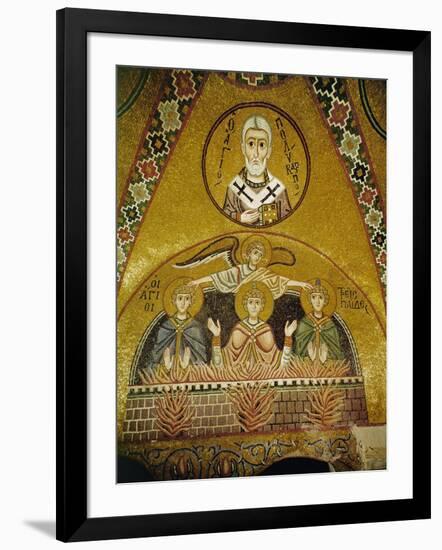 Shadrach, Meshach and Abednego, the Three Youths in the Fiery Furnace of Nebuchadnezzer, 11th CE-null-Framed Giclee Print