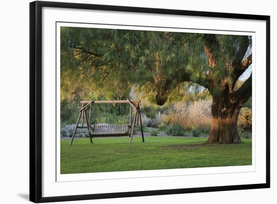 Shady Garden Retreat-Donald Paulson-Framed Giclee Print