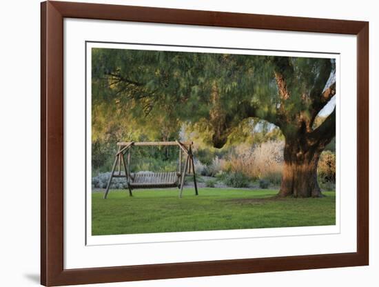 Shady Garden Retreat-Donald Paulson-Framed Giclee Print