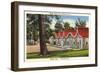 Shady Lodge Motel, Oskaloosa, Iowa-null-Framed Art Print