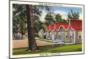 Shady Lodge Motel, Oskaloosa, Iowa-null-Mounted Art Print