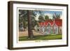 Shady Lodge Motel, Oskaloosa, Iowa-null-Framed Art Print