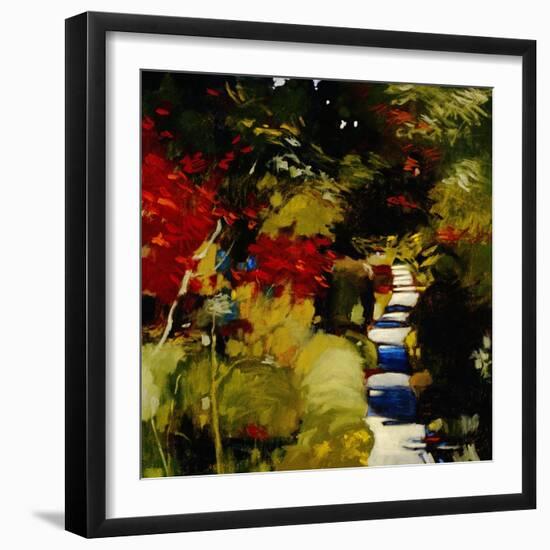 Shady Side-Lou Wall-Framed Giclee Print