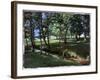 Shady Spot at the Botanical Gardens-Helen J. Vaughn-Framed Giclee Print