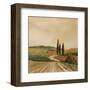 Shady Tuscan Fields-Jean Clark-Framed Art Print