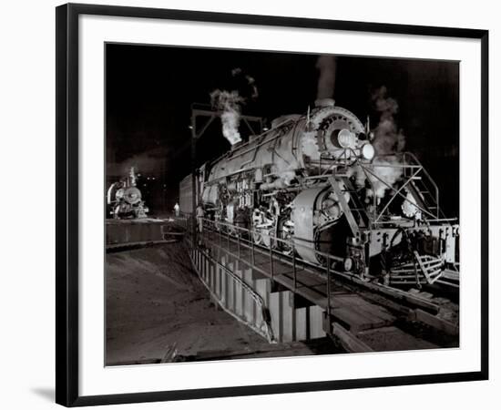 Shaffer's Crossing-O^ Winston Link-Framed Art Print