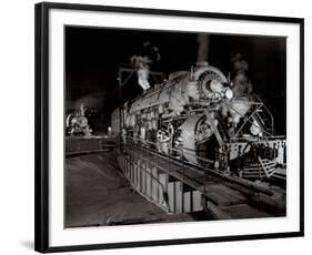 Shaffer's Crossing-O^ Winston Link-Framed Art Print