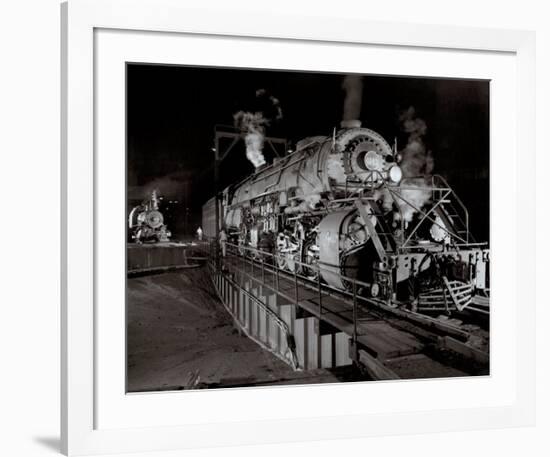 Shaffer's Crossing-O^ Winston Link-Framed Art Print