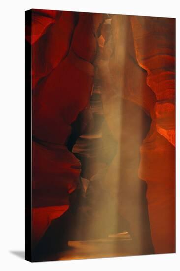 Shaft of Light, Upper Antelope Canyon, Page, Arizona, USA-Michel Hersen-Stretched Canvas